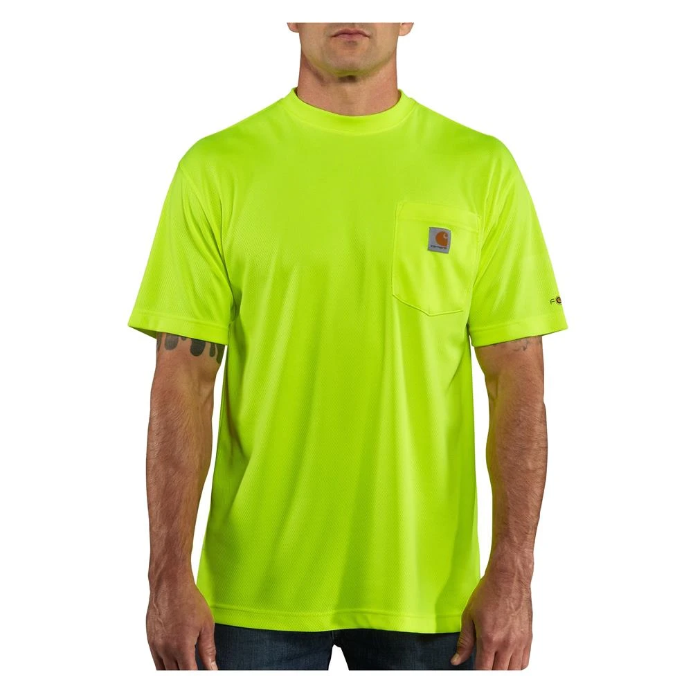 Men's Carhartt Force Hi-Vis Color Enhanced T-Shirt 1 Men's Carhartt Force Hi-Vis Color Enhanced T-Shirt