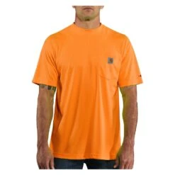 Men's Carhartt Force Hi-Vis Color Enhanced T-Shirt 5 Men's Carhartt Force Hi-Vis Color Enhanced T-Shirt -Hardwear Hub Sales 0 1001 carhartt force hi vis color enhanced t shirt brite orange