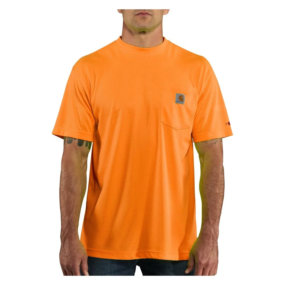 Men's Carhartt Force Hi-Vis Color Enhanced T-Shirt 3 Men's Carhartt Force Hi-Vis Color Enhanced T-Shirt - Image 3