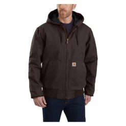 Men's Carhartt Washed Duck Insulated Active Jac -Hardwear Hub Sales 0 1001 carhartt washed duck insulated active jac dark brown