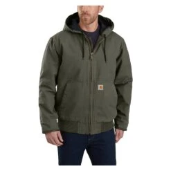 Men's Carhartt Washed Duck Insulated Active Jac -Hardwear Hub Sales 0 1001 carhartt washed duck insulated active jac moss
