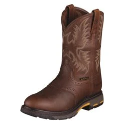 Men's Ariat 10" Workhog Pull-On Boots -Hardwear Hub Sales 0 650 ariat 10 workhog pull on dark copper