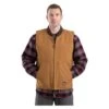 Men's Berne Workwear Duck Workmans Vest - Quilt Lined