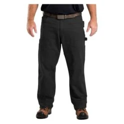 Men's Berne Workwear Highland Double-Front Duck Pants -Hardwear Hub Sales 0 650 berne workwear highland double front duck pants black