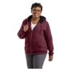 Women's Berne Workwear Insulated Full-Zip Hooded Sweathsirt