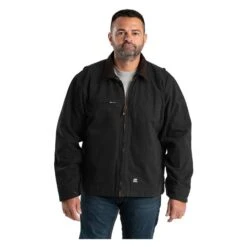 Men's Berne Workwear Original Washed Gasoline Jacket -Hardwear Hub Sales 0 650 berne workwear original washed gasoline jacket black