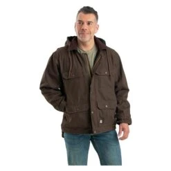 Men's Berne Workwear Washed Contractor Coat 7 Men's Berne Workwear Washed Contractor Coat -Hardwear Hub Sales 0 650 berne workwear washed contractor coat bark
