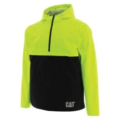 Men's CAT Trade Packable Anorak -Hardwear Hub Sales 0 650 cat trade packable anorak hi vis yellow