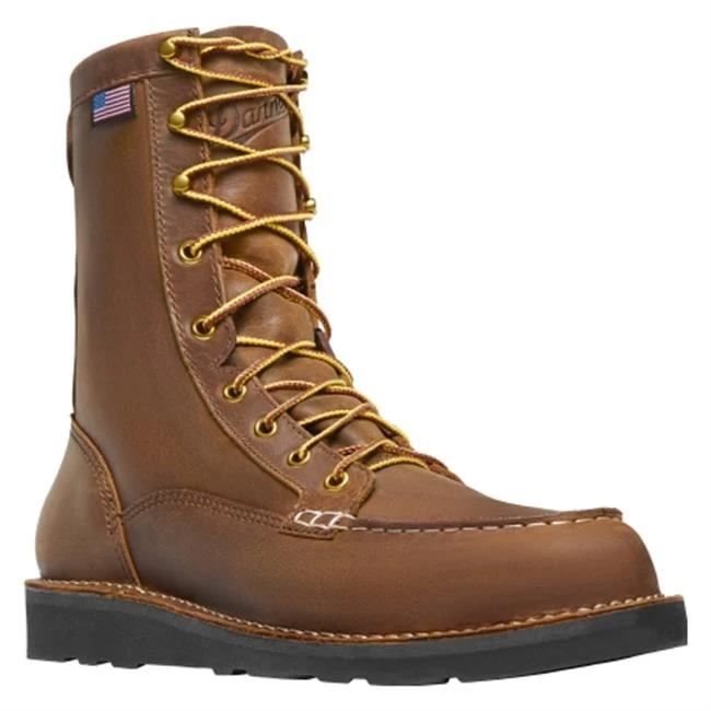 Men's Danner 8" Bull Run Black Wedge Boots 1 Men's Danner 8" Bull Run Black Wedge Boots