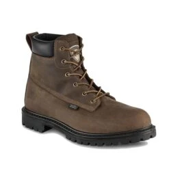 Men's Irish Setter 6" Hopkins Leather Alloy Toe Waterproof Boots -Hardwear Hub Sales 0 650 irish setter 6 hopkins leather alloy toe waterproof boots brown