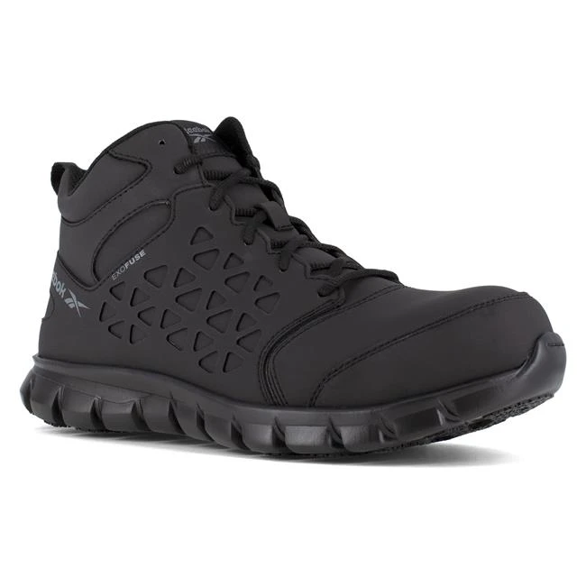 Men's Reebok Sublite Cushion Work Mid Composite Toe Boots 1 Men's Reebok Sublite Cushion Work Mid Composite Toe Boots