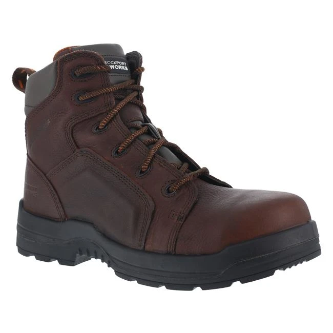 Men's Rockport Works 6" More Energy Lace To Toe Work Composite Toe Waterproof Boots 1 Men's Rockport Works 6" More Energy Lace To Toe Work Composite Toe Waterproof Boots