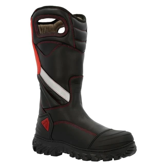 Men's Rocky Code Red Structure NFPA Rated Composite Toe Boots 1 Men's Rocky Code Red Structure NFPA Rated Composite Toe Boots
