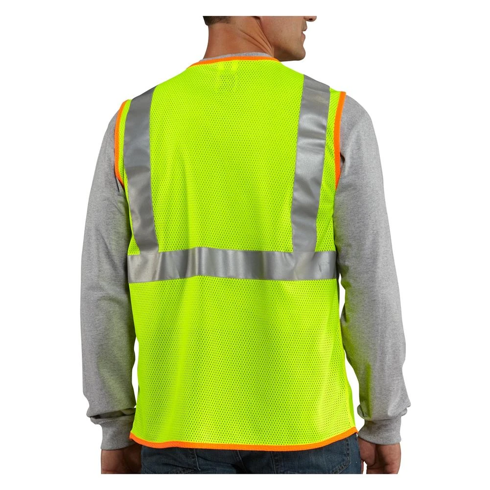 Men's Carhartt Hi-Vis Class 2 Vest 2 Men's Carhartt Hi-Vis Class 2 Vest - Image 2