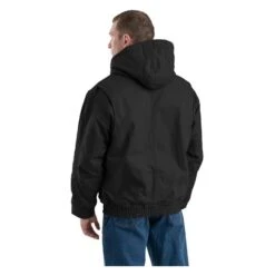 Men's Berne Workwear Flame Resistant Duck Hooded Jacket -Hardwear Hub Sales 1 650 berne workwear flame resistant duck hooded jacket black