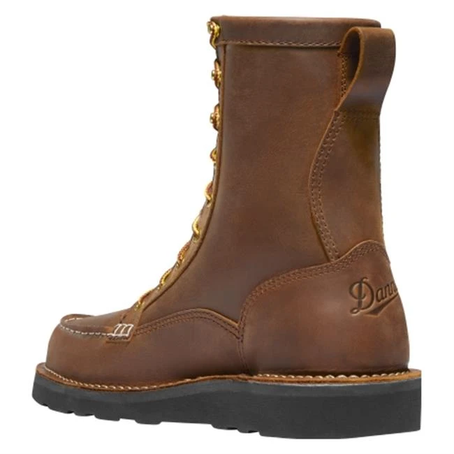 Men's Danner 8" Bull Run Black Wedge Boots 2 Men's Danner 8" Bull Run Black Wedge Boots - Image 2