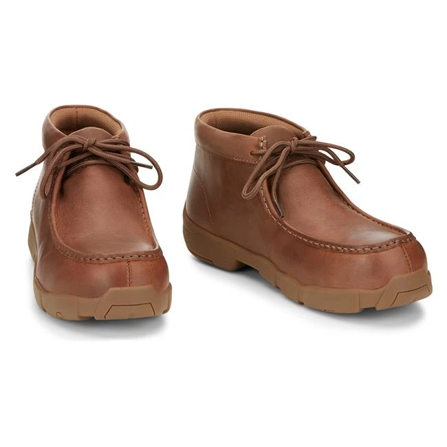 Men's Justin Original Work Boots 4" Round Mocc Alloy Toe 2 Men's Justin Original Work Boots 4" Round Mocc Alloy Toe - Image 2