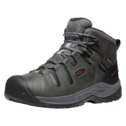 Men's Keen Utility Flint II MID Waterproof Boots -Hardwear Hub Sales 1 650 keen utility flint ii mid waterproof boots steel gray tortoise shell