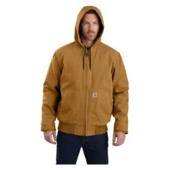 Men's Carhartt Washed Duck Insulated Active Jac -Hardwear Hub Sales 2 1001 carhartt washed duck insulated active jac carhartt brown