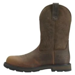 Men's Ariat 10" Groundbreaker Pull-On Steel Toe Boots -Hardwear Hub Sales 2 650 ariat 10 groundbreaker pull on steel toe brown