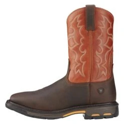 Men's Ariat 11" Workhog Wide Square Toe Boots -Hardwear Hub Sales 2 650 ariat 11 workhog wide square toe dark earth brick