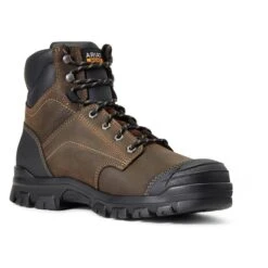 Men's Ariat 6" Treadfast Waterproof Boots -Hardwear Hub Sales 2 650 ariat 6 treadfast waterproof boots dark brown1