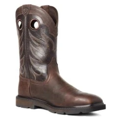 Men's Ariat Groundwork Wide Square Toe Boots -Hardwear Hub Sales 2 650 ariat groundwork wide square toe boots brown bitter brown