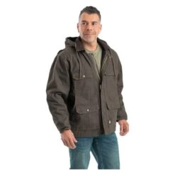 Men's Berne Workwear Washed Contractor Coat 6 Men's Berne Workwear Washed Contractor Coat -Hardwear Hub Sales 2 650 berne workwear washed contractor coat olive duck