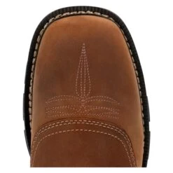 Men's Georgia 11" Carbo-Tec FLX Pull-On Square Waterproof Toe Boots -Hardwear Hub Sales 2 650 georgia 11 carbo tec flx pull on square toe waterproof boots brown navy