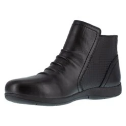 Women's Rockport Works Daisey Side-Zip Alloy Toe -Hardwear Hub Sales 2 650 rockport works daisey side zip alloy toe black