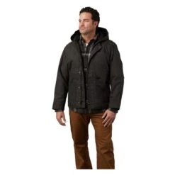 Men's Wolverine Guardian Cotton Work Jacket -Hardwear Hub Sales 2 650 wolverine guardian cotton work jacket onyx