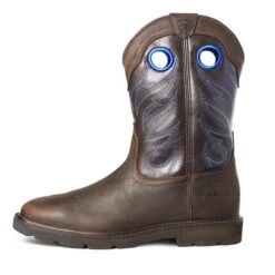 Men's Ariat Groundwork Wide Square Toe Waterproof Boots -Hardwear Hub Sales 3 650 ariat groundwork wide square toe waterproof boots brown after dark