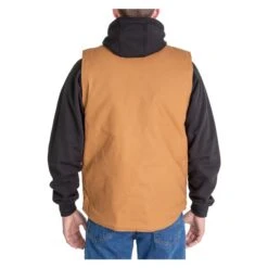 Men's Berne Workwear Duck Workmans Vest - Quilt Lined 13 Men's Berne Workwear Duck Workmans Vest - Quilt Lined -Hardwear Hub Sales 3 650 berne workwear duck workmans vest quilt lined brown duck