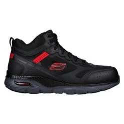 Men's Skechers Work Arch FIT SR Bensen Composite Toe Boots -Hardwear Hub Sales 3 650 skechers work arch fit sr bensen composite toe boots black red