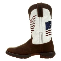 Women's Durango Lady Rebel Distressed Flag Embroidery Western Boots -Hardwear Hub Sales 4 650 durango lady rebel distressed flag embroidery western boots bay brown white