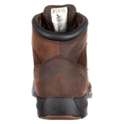 Men's Georgia 6" Athens Work Moc Toe Waterproof Boots -Hardwear Hub Sales 4 650 georgia 6 athens work moc toe waterproof brown