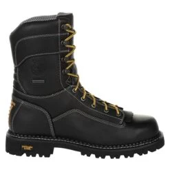 Men's Georgia 9" Low-Heel Logger Waterproof Boots -Hardwear Hub Sales 4 650 georgia 9 low heel logger waterproof black