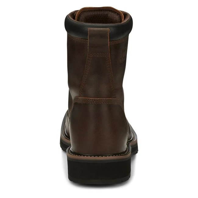 Men's Justin Original Work Boots 8" Pulley Square Toe 5 Men's Justin Original Work Boots 8" Pulley Square Toe - Image 5