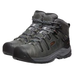 Men's Keen Utility Flint II MID Waterproof Boots -Hardwear Hub Sales 4 650 keen utility flint ii mid waterproof boots steel gray tortoise shell