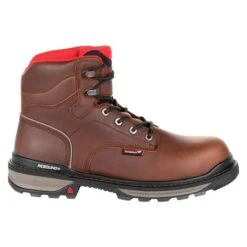 Men's Rocky 6" Rams Horn Work Waterproof Boots -Hardwear Hub Sales 4 650 rocky 6 rams horn work waterproof dark brown