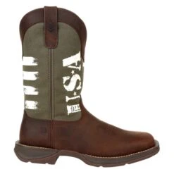 Men's Durango Rebel USA Print Western Boots -Hardwear Hub Sales 5 650 durango rebel usa print western boots brown army green