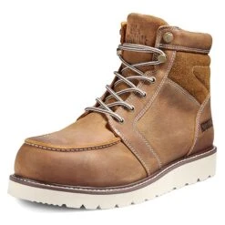 Men's Kodiak 6" McKinney Wedge Moccasin Composite Toe Boots -Hardwear Hub Sales 7 650 kodiak 6 mckinney wedge moccasin composite toe boots wheat